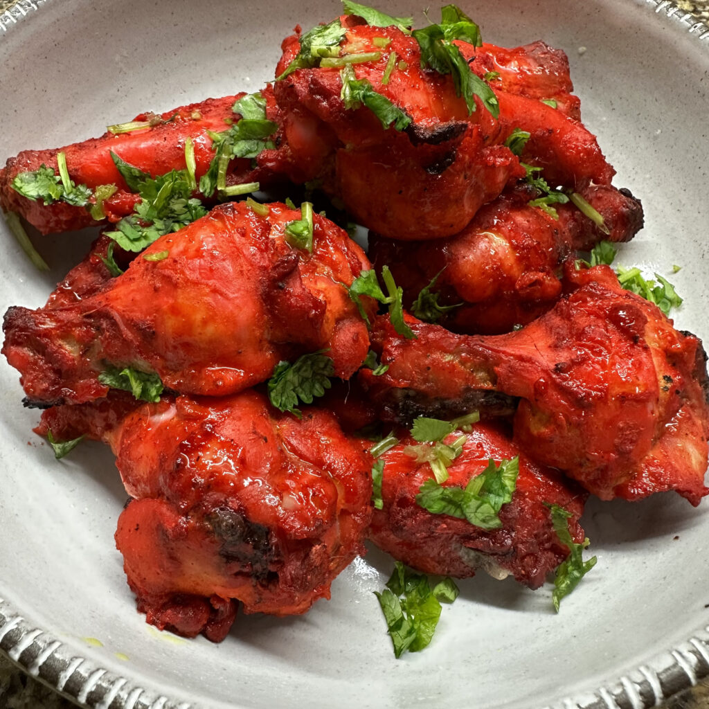 Baked Tandoori Chicken Wings by Sonia Hunt